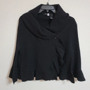 Saks Fifth Avenue Wool and Cashmere Cape